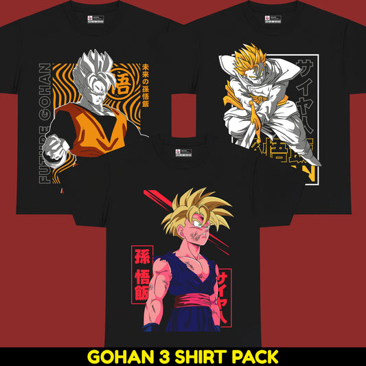 Gohan 3-Shirt Pack