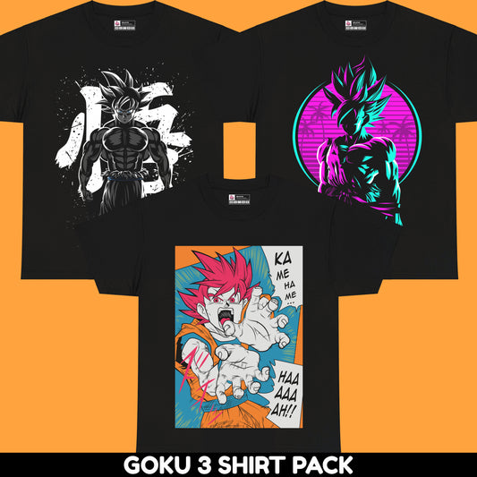 Goku 3-Shirt Pack