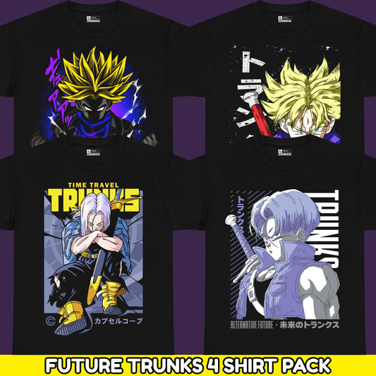 Future Trunks 4-Shirt Pack