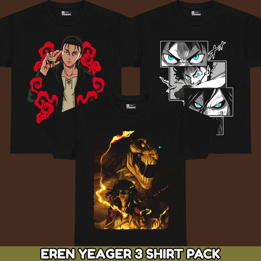 Eren Yeager 3-Shirt Pack