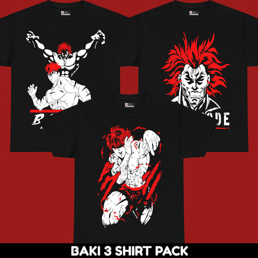 Baki 3-Shirt Pack