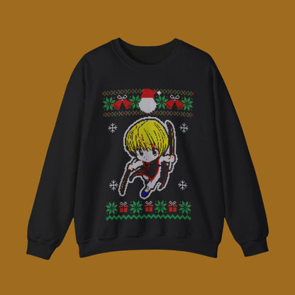 Kurapika Christmas Sweatshirt - YumeThreads