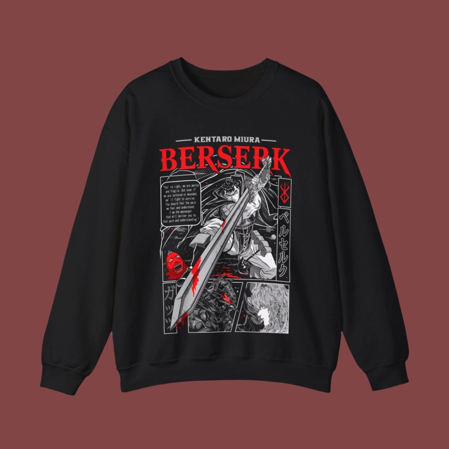 Berserk - Sweatshirt - YumeThreads