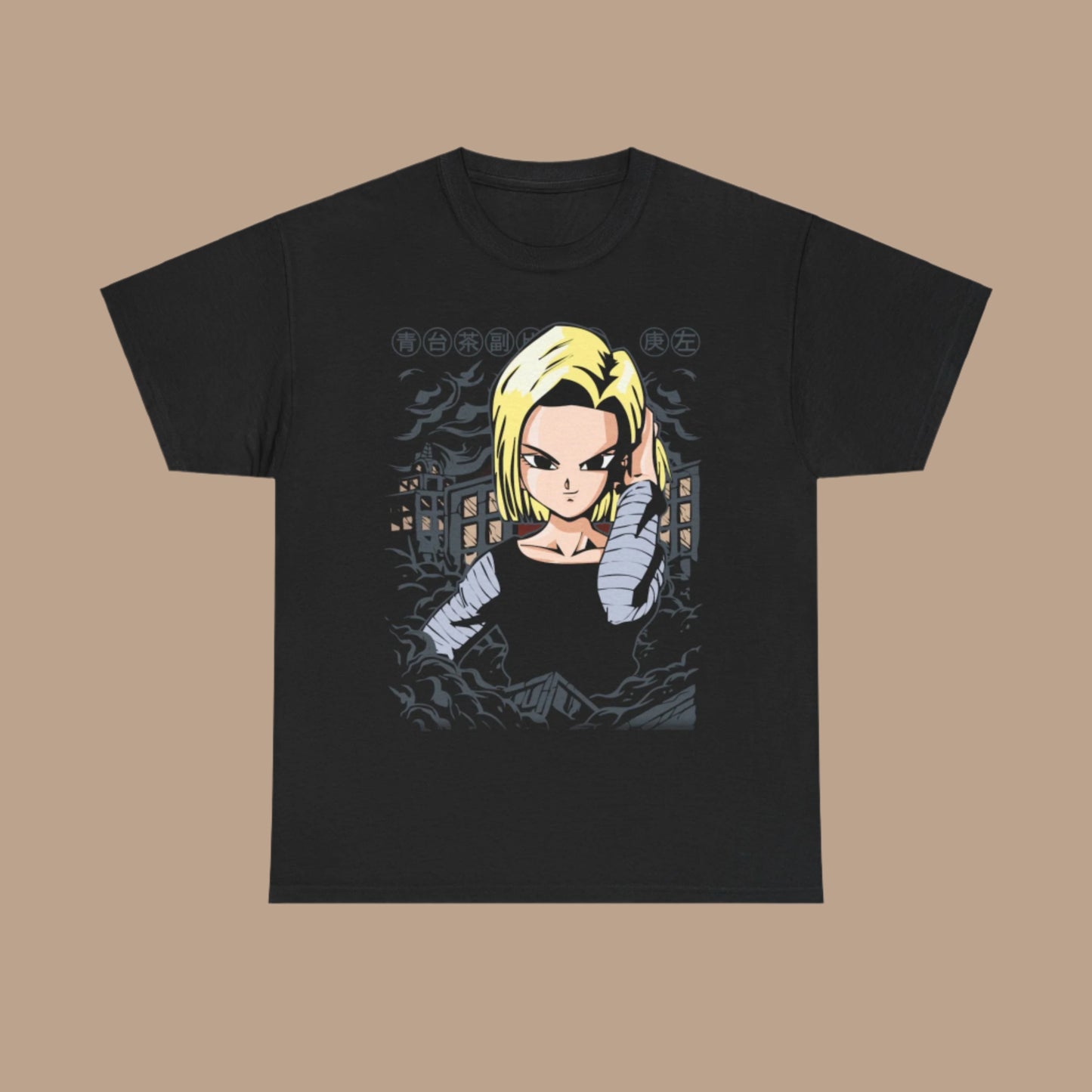 Retro Android 18 - T-Shirt