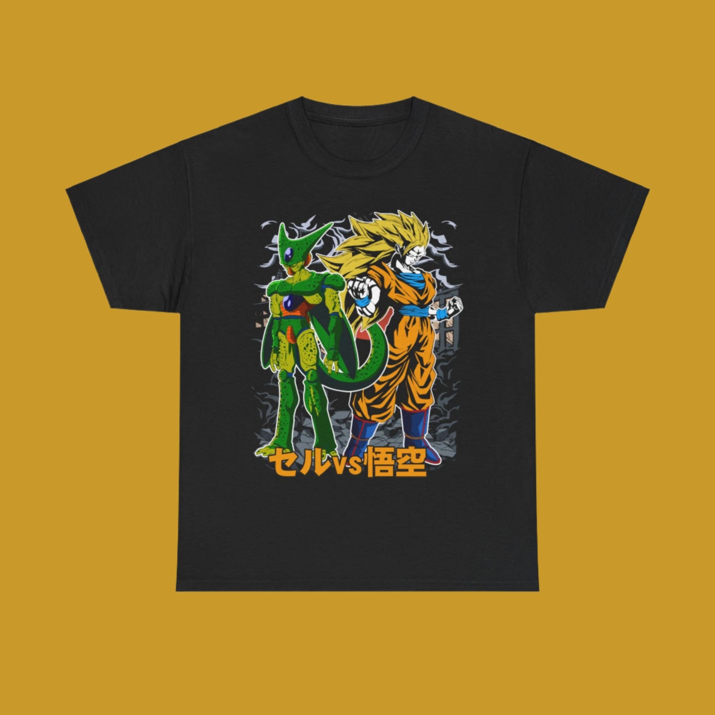 Retro Goku x Cell - T-Shirt